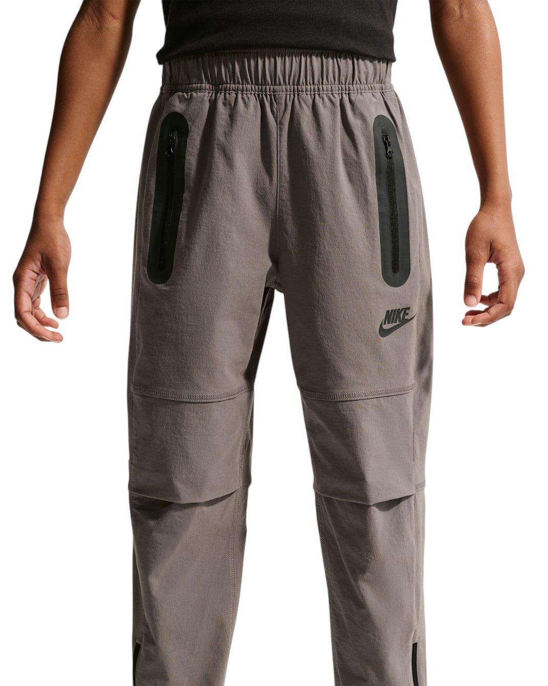 Nike Big Boys' Tech Woven Pants - Cave Stone - CAVE STONE